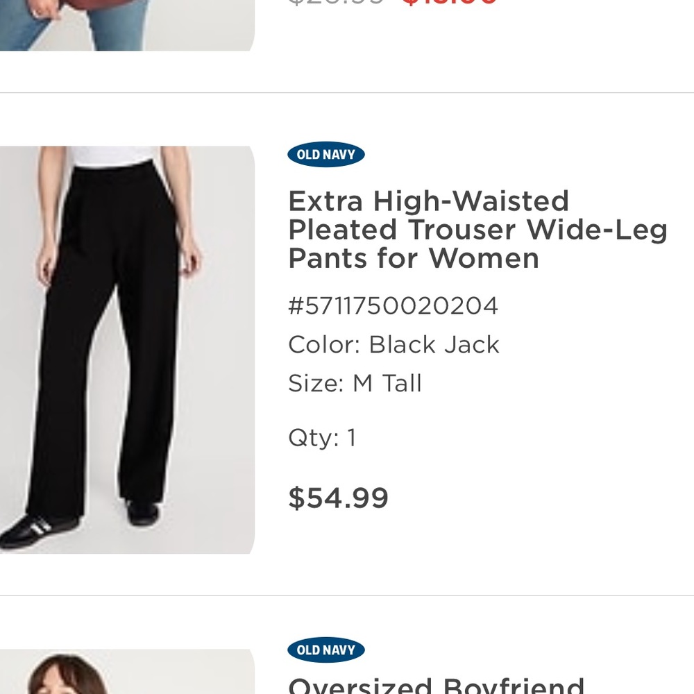 Tall High Waisted Wide Leg Pants